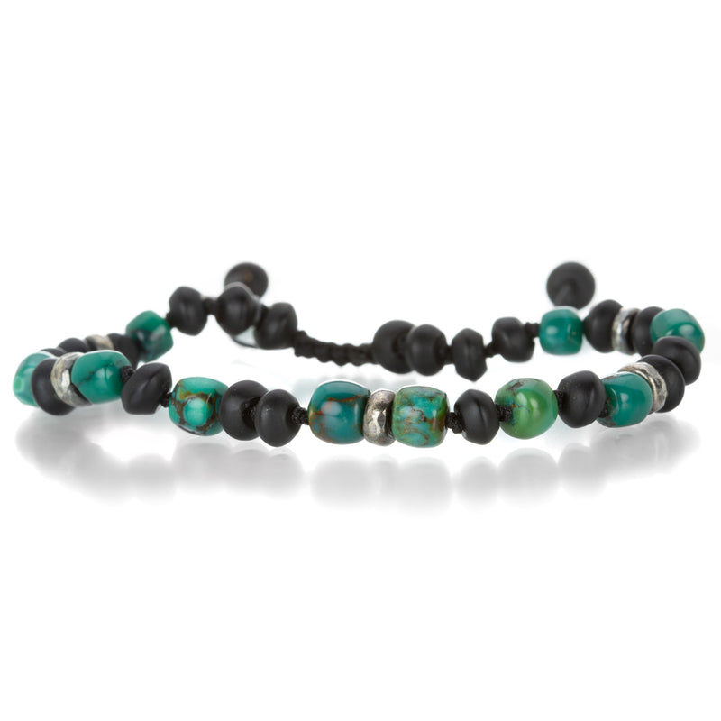 Joseph Brooks Arizona Turquiose & Black Onyx Bracelet | Quadrum Gallery