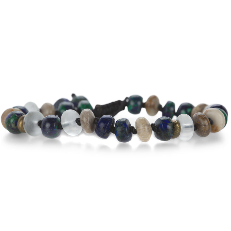 Joseph Brooks Azurite, Malachite, Quartz and Opalite Bracelet | Quadrum Gallery