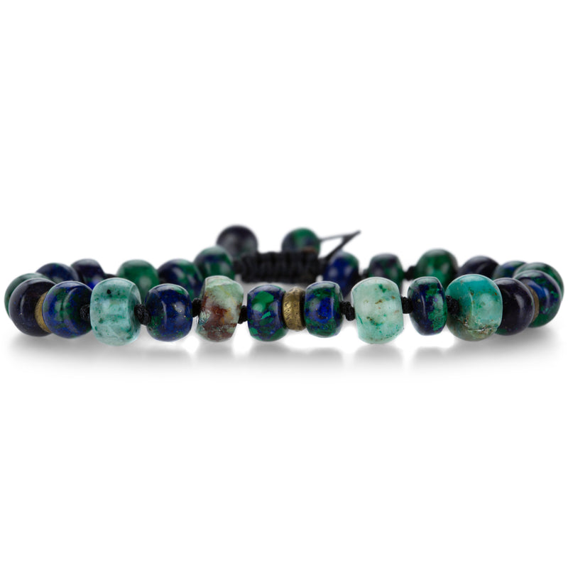 Joseph Brooks Malachite, Chrysocolla and Azurite Bracelet | Quadrum Gallery