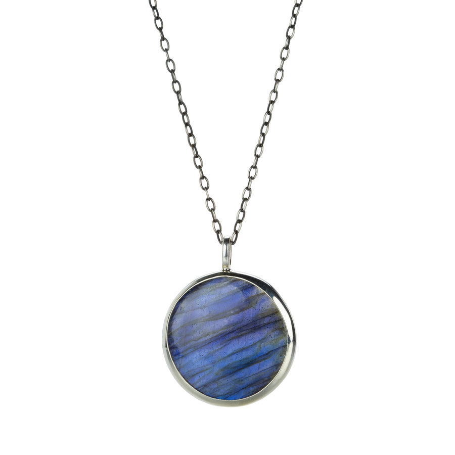 Joseph Brooks Labradorite Blue Moon Pendant Necklace | Quadrum Gallery
