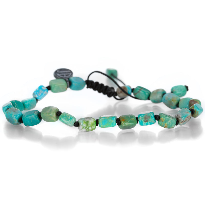 Joseph Brooks 5mm Smooth Rectangular Arizona Turquoise Bracelet  | Quadrum Gallery