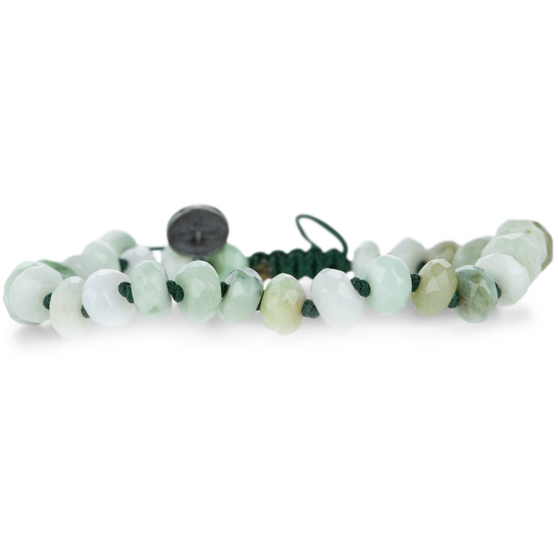 Joseph Brooks Faceted 8mm Burmese Jade Bracelet | Quadrum Gallery