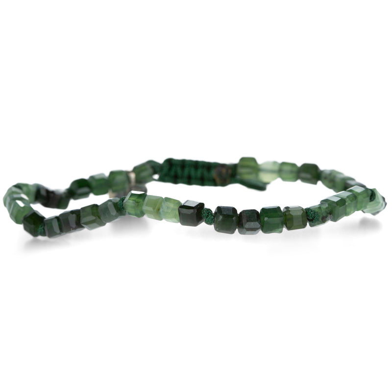 Joseph Brooks Ombre Green Tourmaline Cube Bracelet | Quadrum Gallery