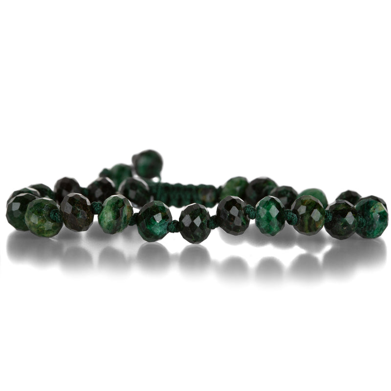 Joseph Brooks Faceted Emerald 8mm Bracelet | Quadrum Gallery