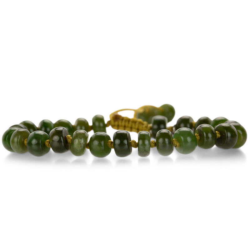 Joseph Brooks Smooth Nephrite Jade 8mm Bracelet | Quadrum Gallery