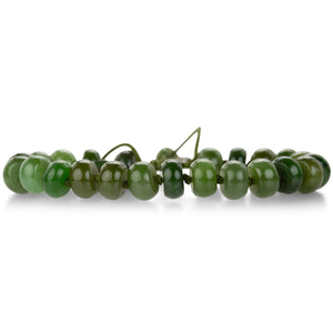 Joseph Brooks Smooth 10mm Nephrite Jade Beaded Bracelet | Quadrum Gallery