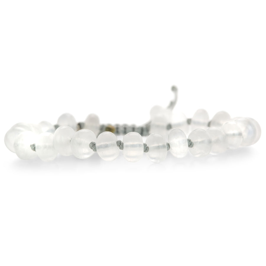 Joseph Brooks 8mm Smooth Selenite Bracelet | Quadrum Gallery