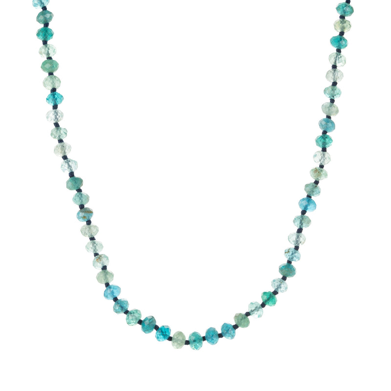 Joseph Brooks Blue Apatite Beaded Necklace | Quadrum Gallery