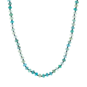 Joseph Brooks Faceted Blue Apatite Necklace | Quadrum Gallery