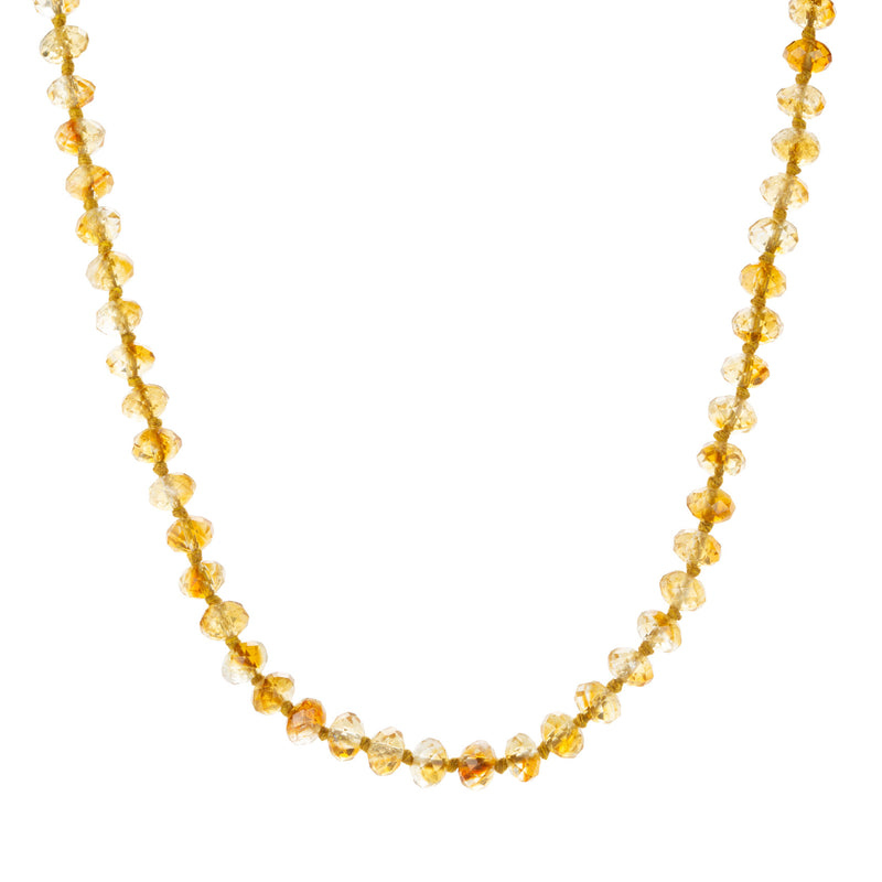 Joseph Brooks Citrine Beaded Necklace | Quadrum Gallery