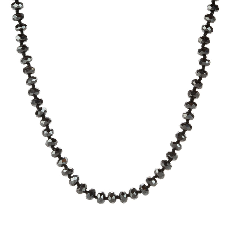 Joseph Brooks Hematite Beaded Necklace | Quadrum Gallery