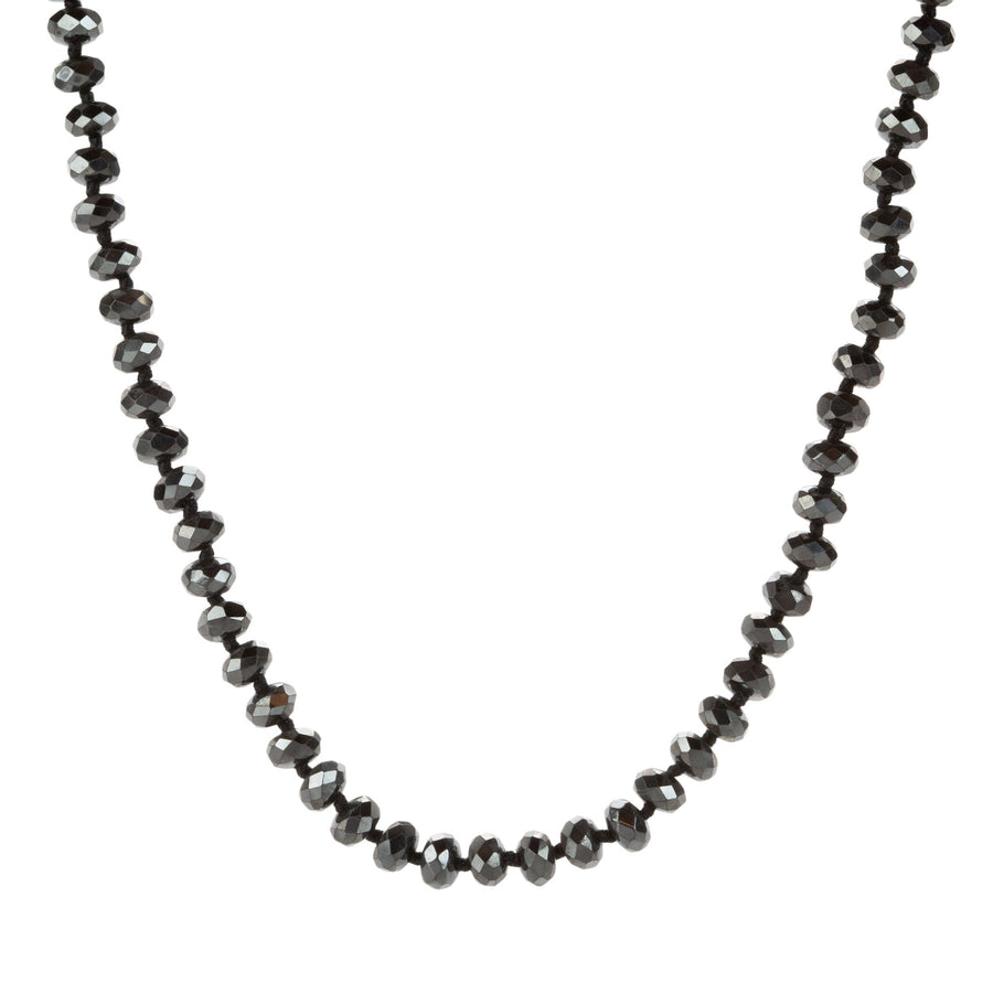 Joseph Brooks Beaded Hematite Necklace | Quadrum Gallery