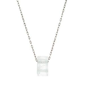 Joseph Brooks Small Aquamarine Crystal Pendant Necklace | Quadrum Gallery