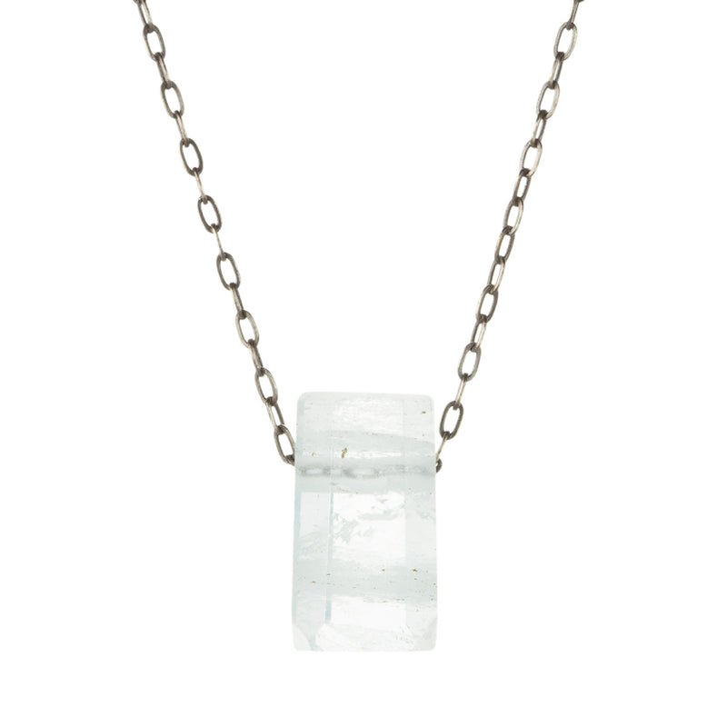 Joseph Brooks Small Aquamarine Crystal Pendant Necklace | Quadrum Gallery