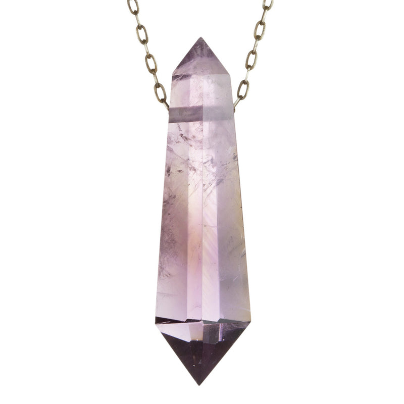 Joseph Brooks Purple Amethyst Quartz Crystal Pendant Necklace | Quadrum Gallery