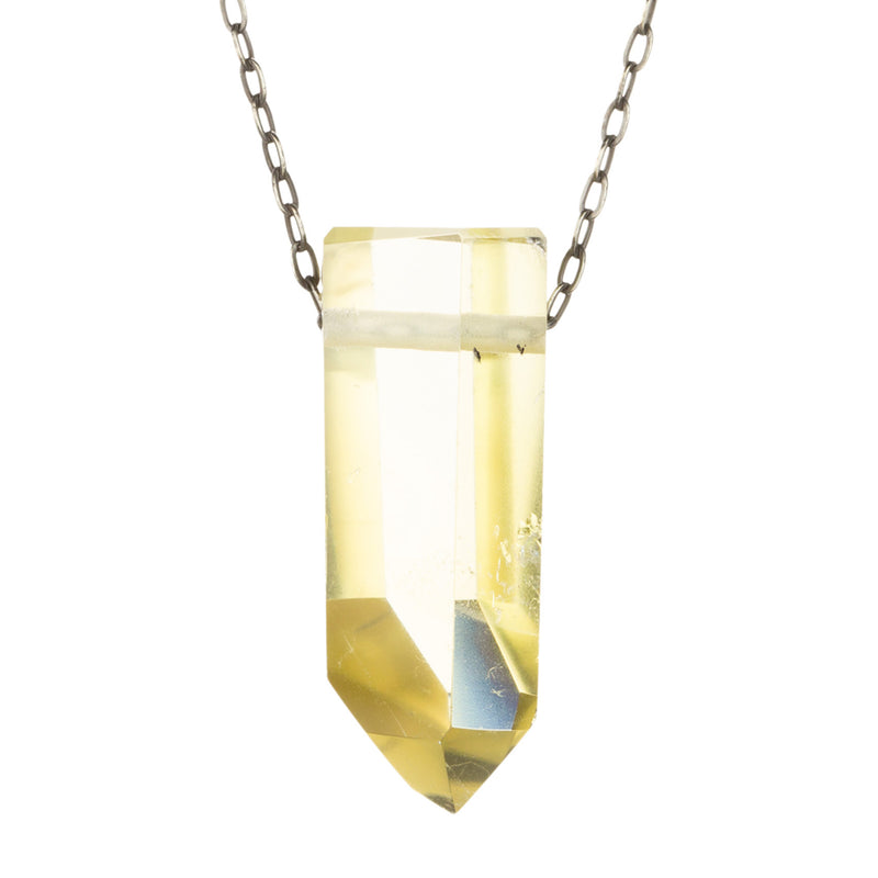 Joseph Brooks Brazilian Citrine Crystal Pendant Necklace | Quadrum Gallery