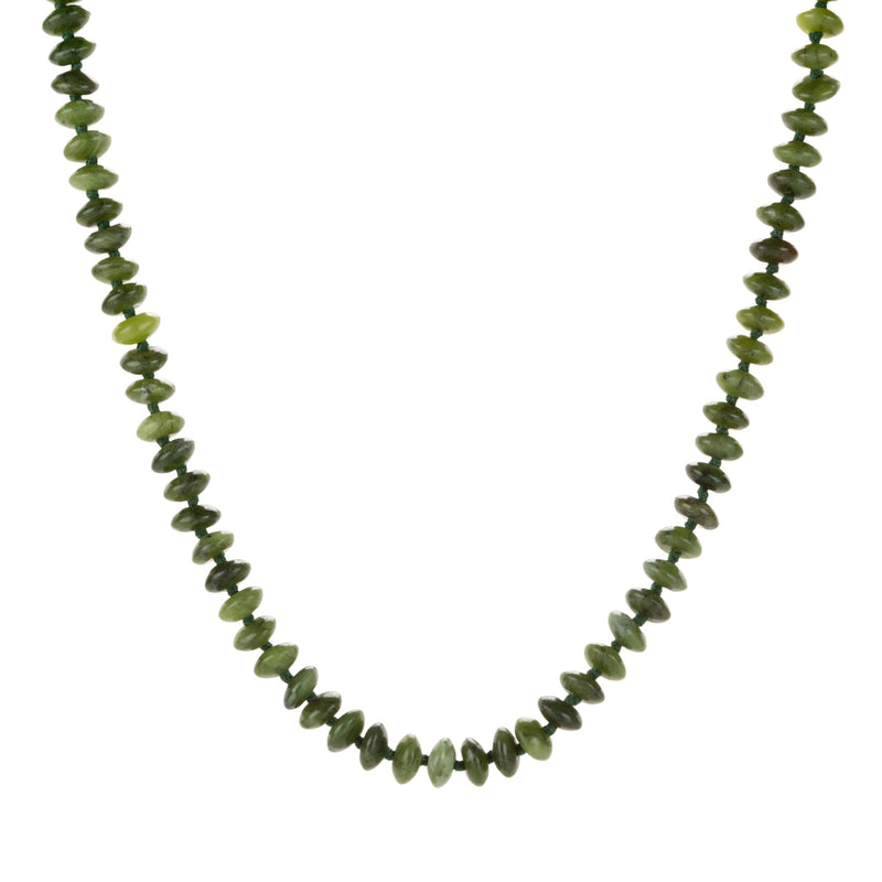 Joseph Brooks Beaded British Columbian Jade Necklace | Quadrum Gallery