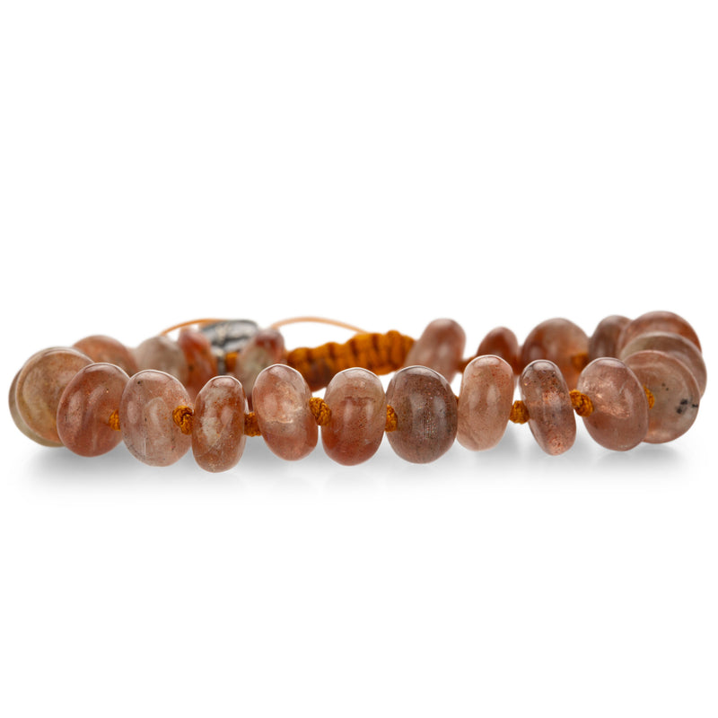 Joseph Brooks Smooth 10mm Sunstone Bracelet | Quadrum Gallery