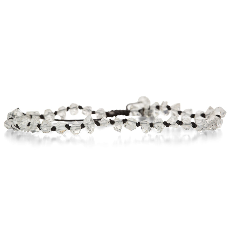 Joseph Brooks 5mm Herkimer Diamond Quartz Beaded Bracelet | Quadrum Gallery