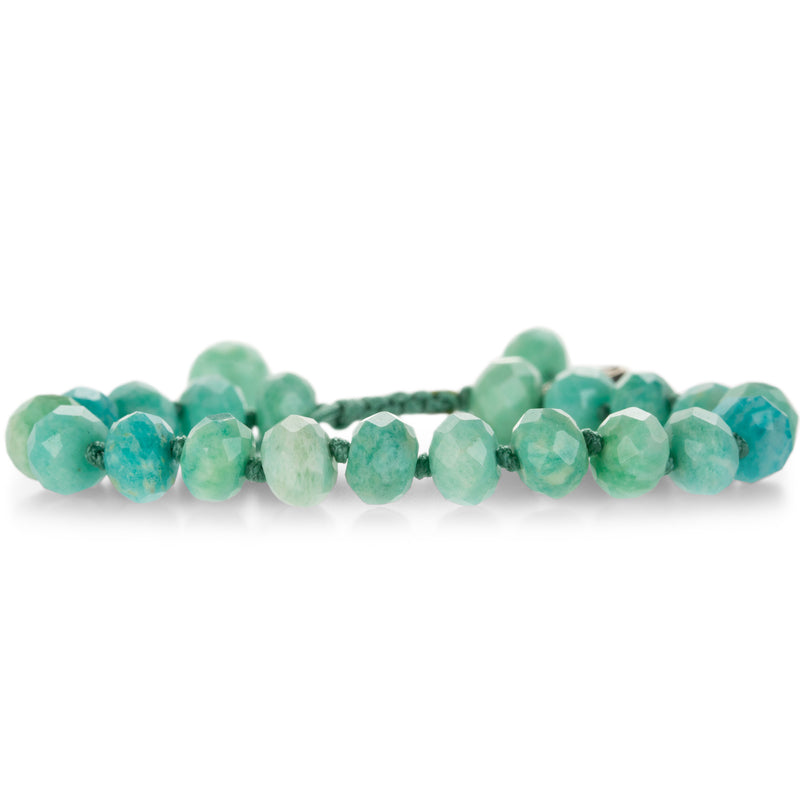 Joseph Brooks Faceted 8mm Beaded Peruvian Amazonite Bracelet | Quadrum Gallery