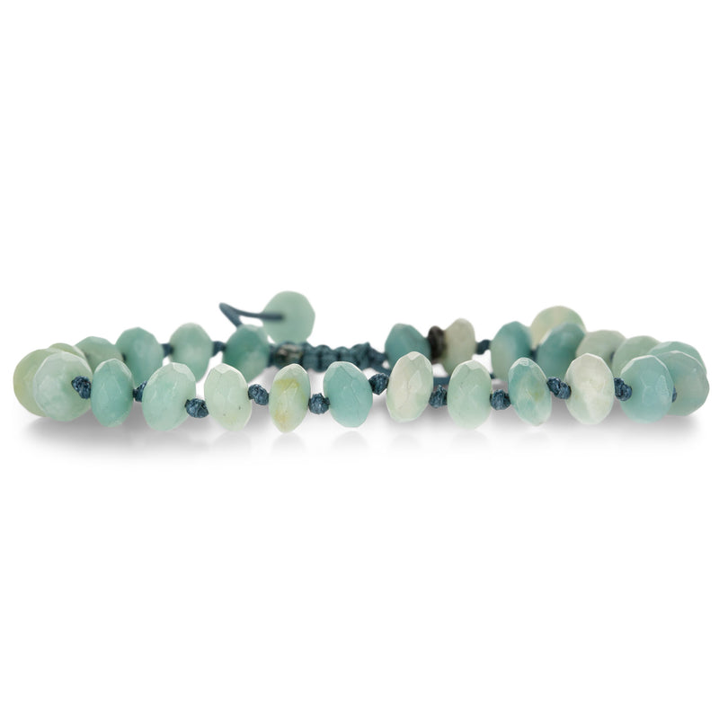 Joseph Brooks 8mm Faceted Pale Amazonite Bracelet | Quadrum Gallery