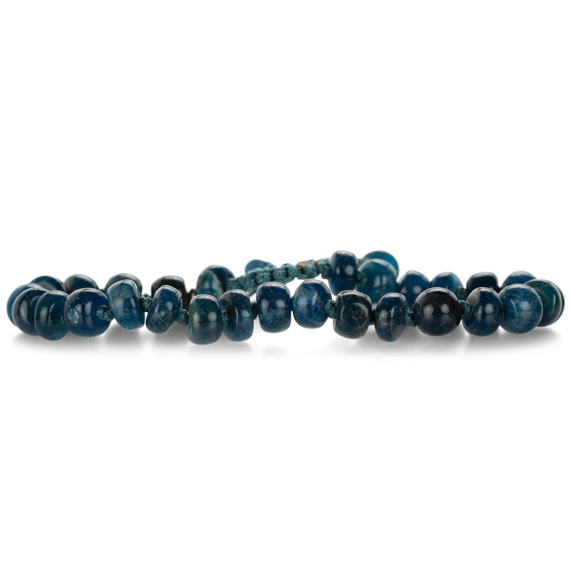 Joseph Brooks Smooth 8mm Apatite Bead Bracelet | Quadrum Gallery