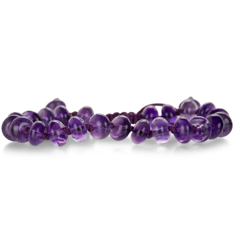 Joseph Brooks Beaded Bracelet with 8mm Smooth Amethyst | Quadrum Gallery