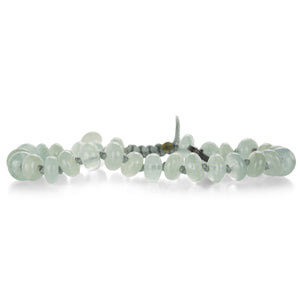 Joseph Brooks 8mm Smooth Green Aquamarine Beaded Bracelet | Quadrum Gallery