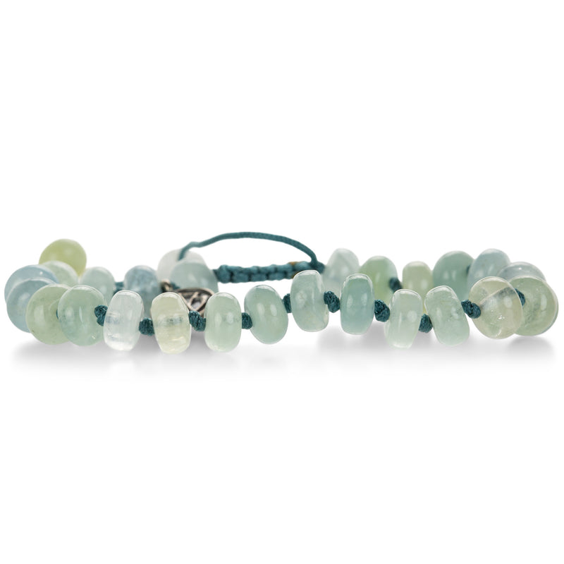 Joseph Brooks 8mm Smooth Multicolored Aquamarine Beaded Bracelet | Quadrum Gallery