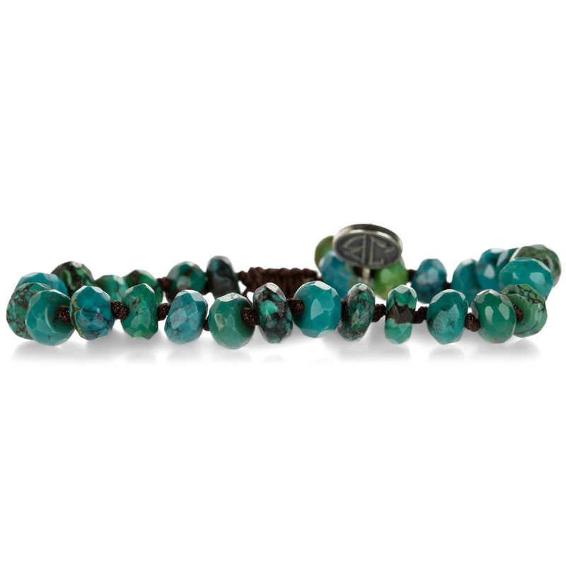 Joseph Brooks 7mm Faceted Arizona Turquoise Beaded Bracelet | Quadrum Gallery