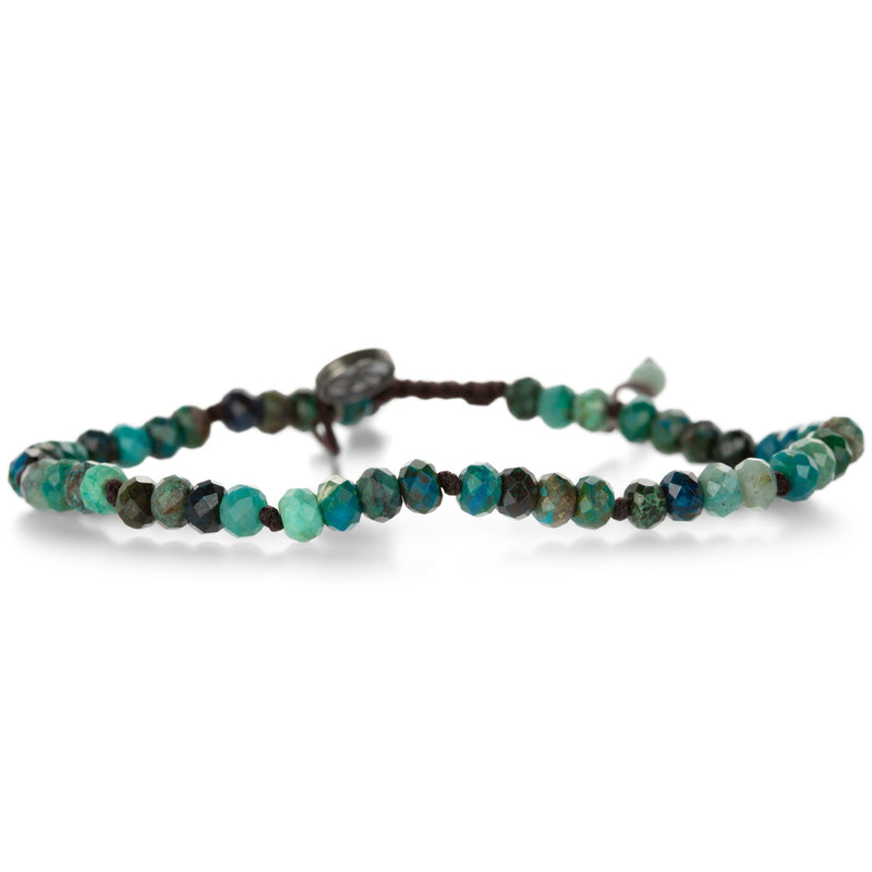 Joseph Brooks Faceted 4mm Chrysocolla Bead Bracelet | Quadrum Gallery