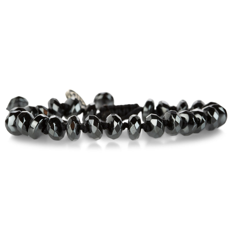 Joseph Brooks Faceted 8mm Hematite Bead Bracelet | Quadrum Gallery