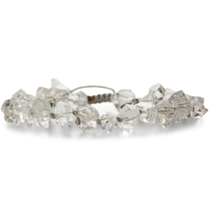 Joseph Brooks Herkimer Diamond Top Grade Crystal Bead Bracelet | Quadrum Gallery