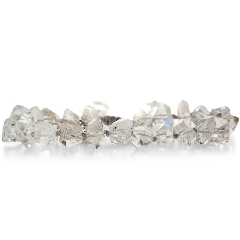 Joseph Brooks Top Grade Crystal Herkimer Diamond Bead Bracelet | Quadrum Gallery