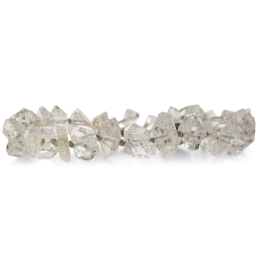 Joseph Brooks Beaded Herkimer Diamond Quartz Crystal Bracelet | Quadrum Gallery