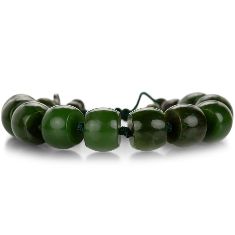 Joseph Brooks 16mm Smooth British Columbian Jade Bracelet | Quadrum Gallery