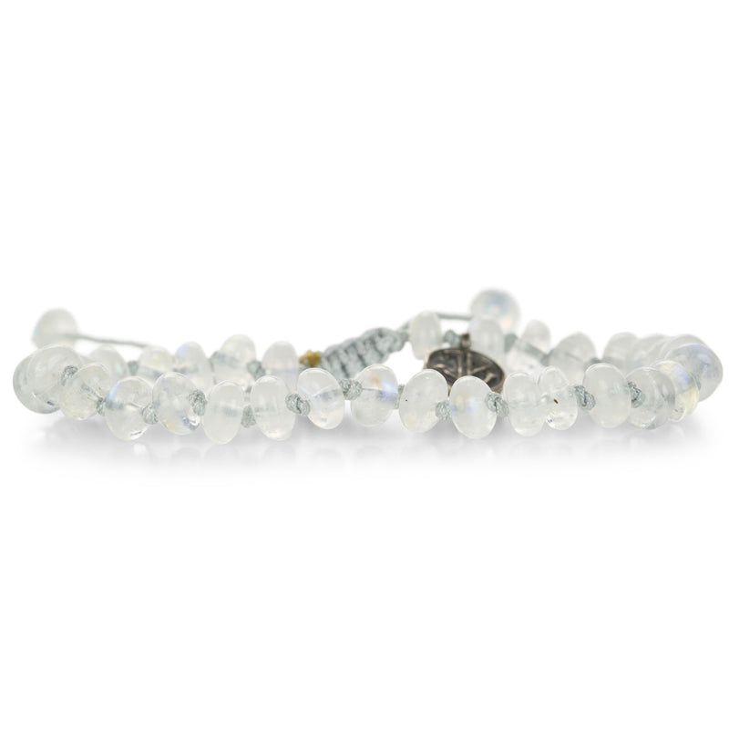 Joseph Brooks Smooth 7.5mm Moonstone Rondelle Bracelet | Quadrum Gallery