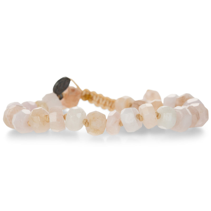 Joseph Brooks 10mm Faceted Morganite Bracelet | Quadrum Gallery