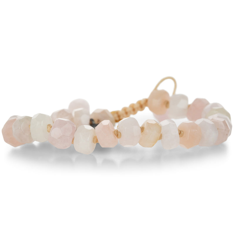 Joseph Brooks Faceted 10mm Morganite Bracelet | Quadrum Gallery