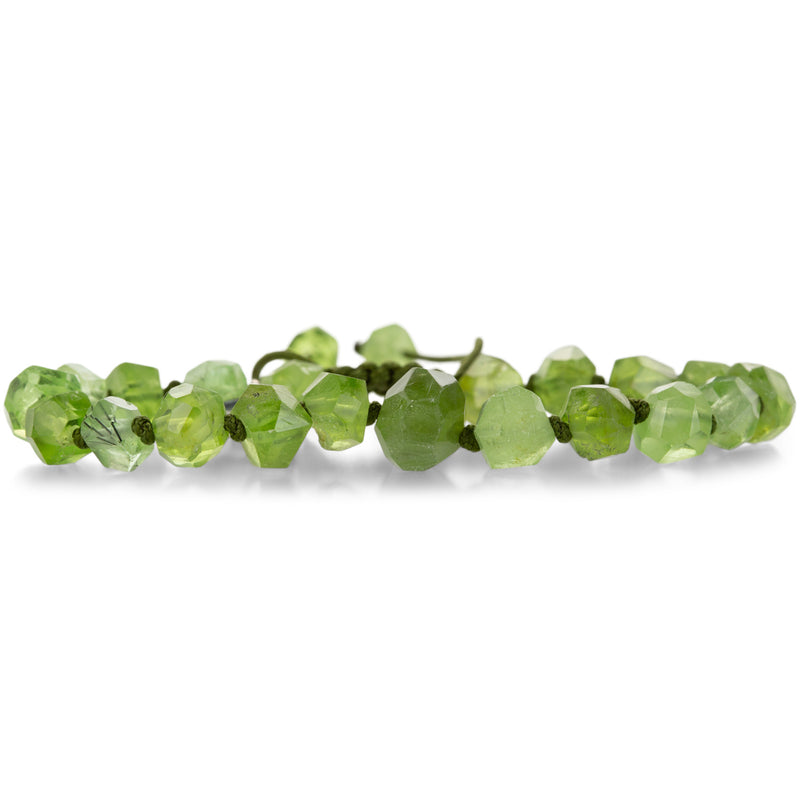 Joseph Brooks Natural Crystal Peridot Nugget Bead Bracelet | Quadrum Gallery