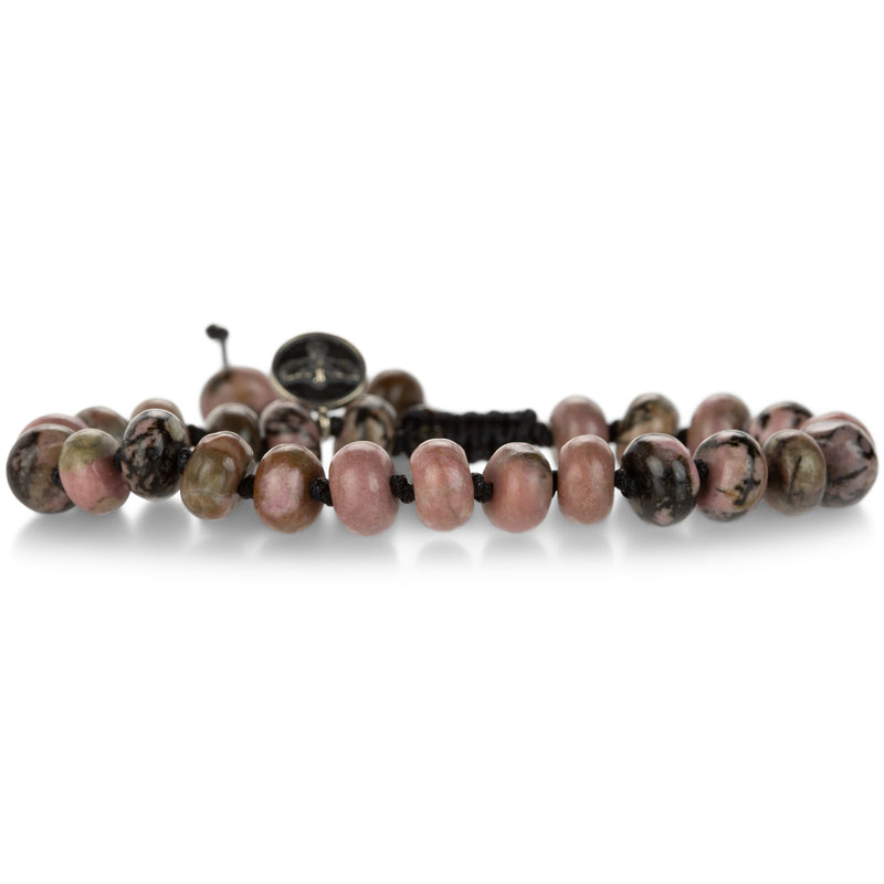 Joseph Brooks 8mm Smooth Rhodonite Beaded Bracelet | Quadrum Gallery