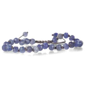 Joseph Brooks 6mm Faceted Tanzanite Beaded Bracelet | Quadrum Gallery