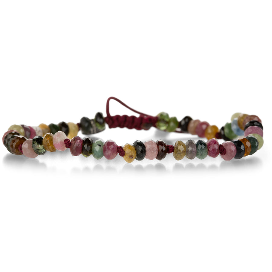 Joseph Brooks 6mm Multicolored Tourmaline Bead Bracelet | Quadrum Gallery