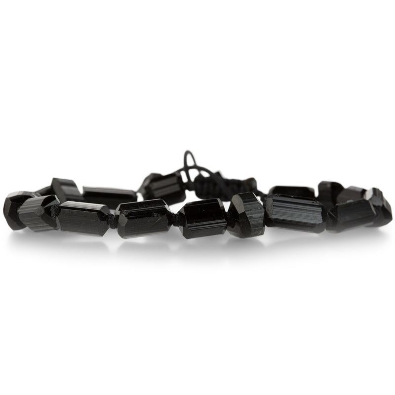 Joseph Brooks Raw Black Tourmaline Crystal Bead Bracelet | Quadrum Gallery