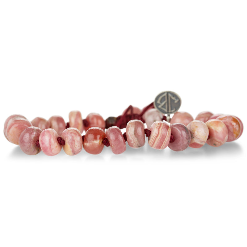 Joseph Brooks 8mm Smooth Rhodochrosite Beaded Bracelet | Quadrum Gallery