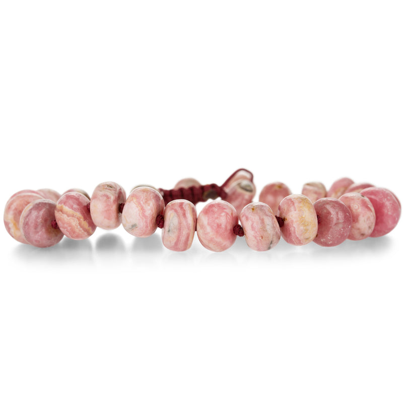 Joseph Brooks 12mm Rhodochrosite Beaded Bracelet | Quadrum Gallery