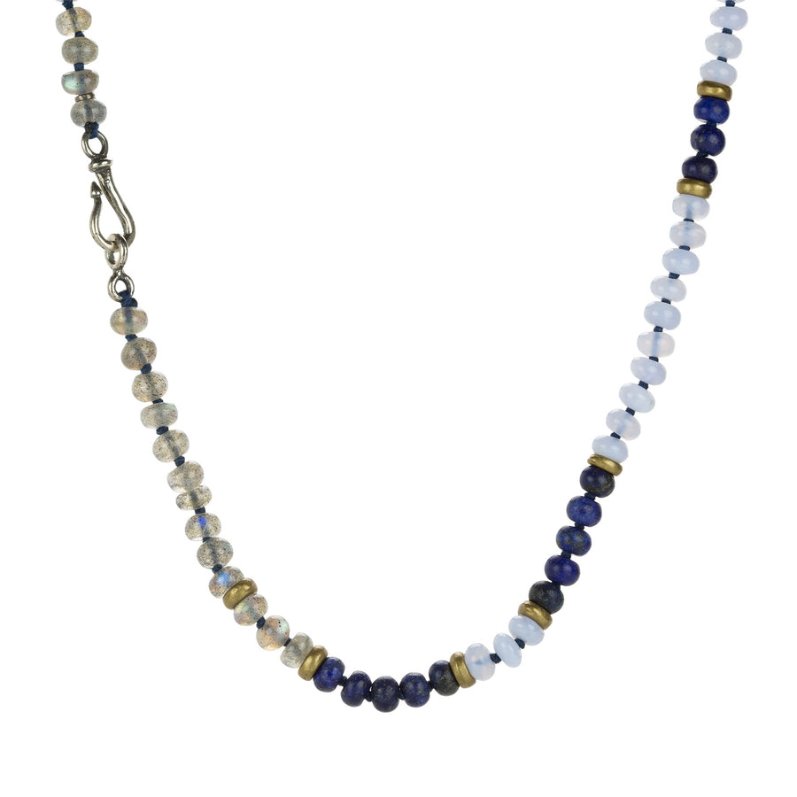 Joseph Brooks Lapis, Labradorite and Blue Lace Agate Necklace | Quadrum Gallery