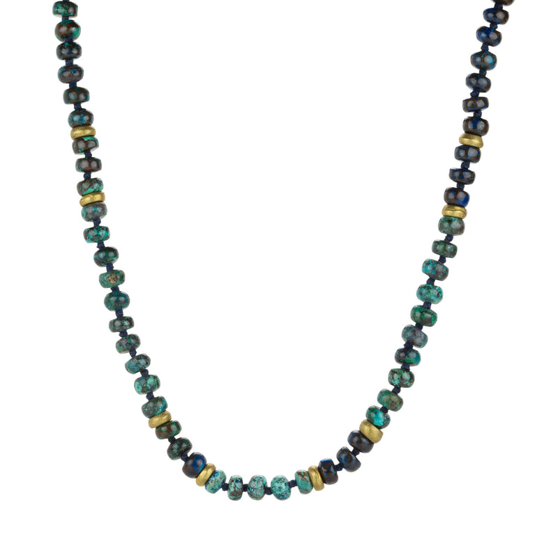 Joseph Brooks Chrysocolla Beaded Necklace | Quadrum Gallery