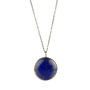 Joseph Brooks Round Lapis Pendant Necklace | Quadrum Gallery