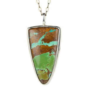 Joseph Brooks Arizona Turquoise Arrowhead Pendant Necklace | Quadrum Gallery